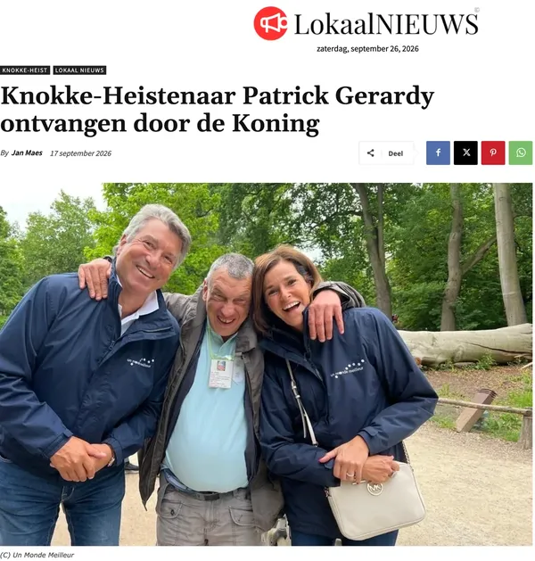 Begin van het artikel in Lokaal Nieuws: titel en foto
